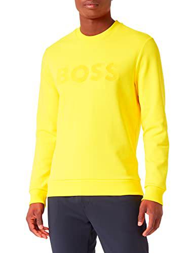 BOSS Salbo 1 Sudadera, Amarillo Vivo, XL para Hombre