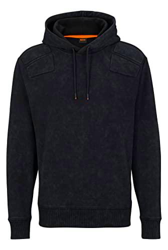 BOSS Weozonehood Sudadera, Negro1, M para Hombre