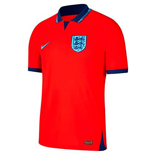 England DN0622 Season 2022/23 Official Away T-Shirt Men's Challenge Red/Blue Void/Blue Fury S