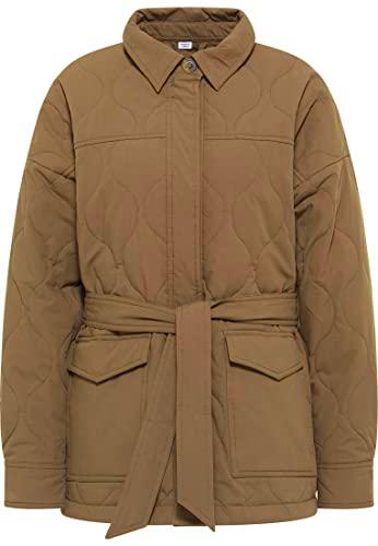 DreiMaster Camiseta de algodón, Verde Oliva, XL para Mujer