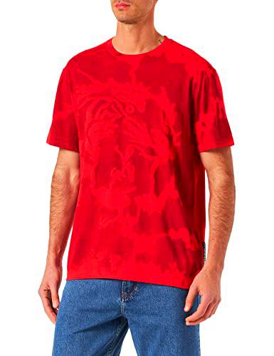 Just Cavalli T-Shirt Sudadera, 312 Red, S para Hombre