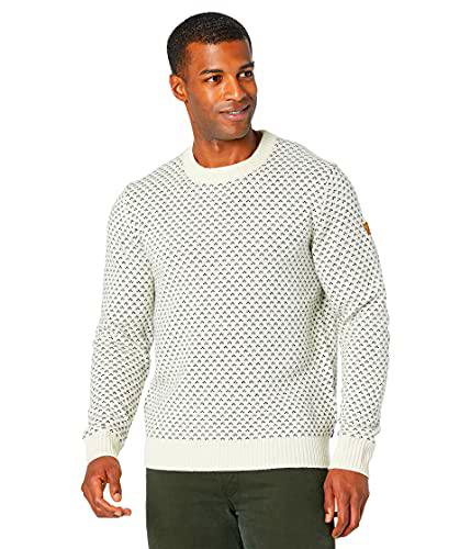 Fjallraven Övik Nordic Sweater M Sweatshirt, Mens, Chalk White, L
