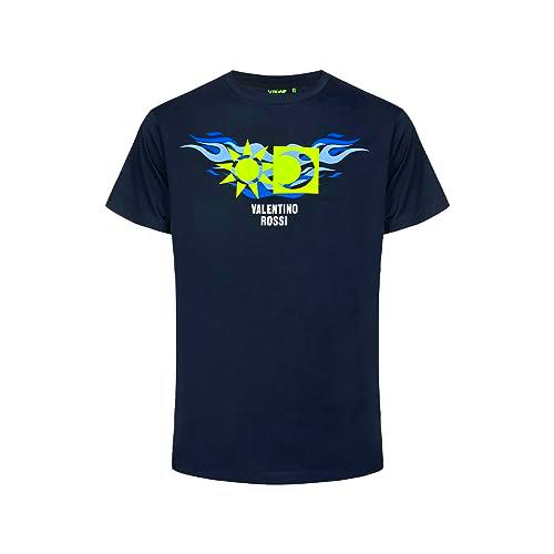 Valentino Rossi Camiseta VR46 WRT Line, Hombre, Azul, XXL