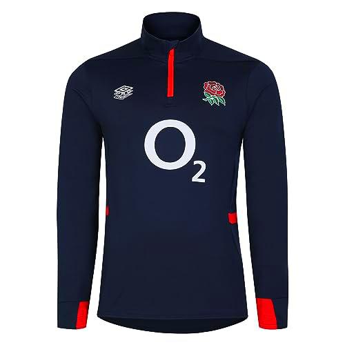 Umbro 98942u Sudadera, Navy Blazer Dress Blue Flame Scarlet