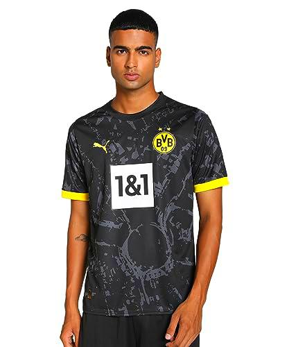 PUMA BVB 770612-02 Away Jersey Replica T-Shirt Unisex Black Tamaño L