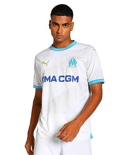 PUMA OLYMPIQUE DE MARSEILLE 771281-01 Home Jersey Replica T-Shirt Unisex White Tamaño M