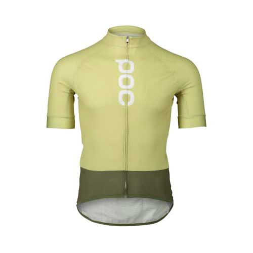 POC M's Essential Road Logo Jersey T-Shirt, Prehnite Epidote Green, M Men's