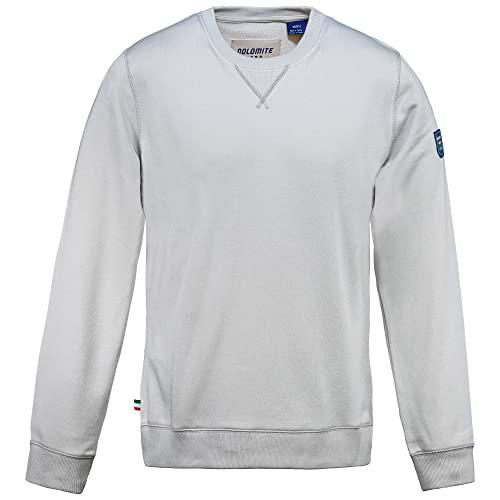 Dolomite Camiseta Crew MS Gardena Sudadera, Gris Oscuro