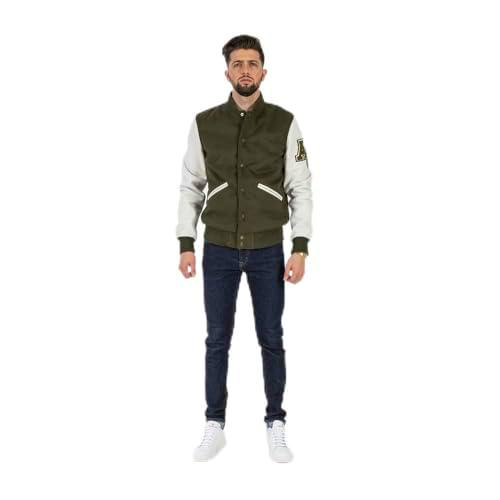 American College Ref008kaki Chaqueta, Vert Et Blanc