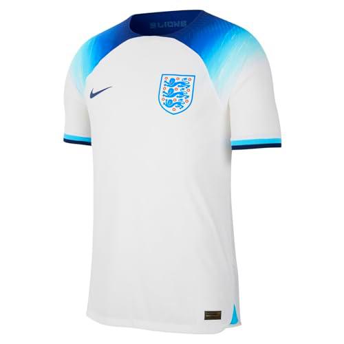 England DN0623 Season 2022/23 Official Home T-Shirt Men's White/Blue Fury/Blue Void XL