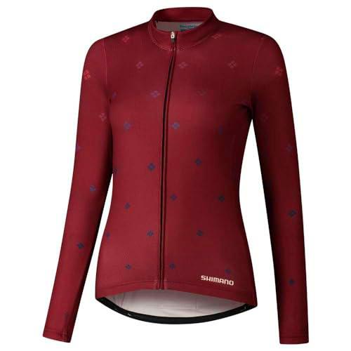 SHIMANO Maillot Marca Modelo W's Kaede Printed L.S. Jersey