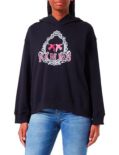 Pinko Sisma Camiseta Vintage Entre Camisa Henley, Z99_Negro Limousine