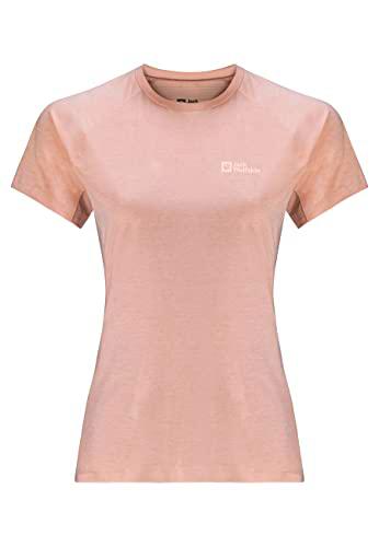 Jack Wolfskin Prelight Pro T W Camisa, Rose Smoke, XL para Mujer