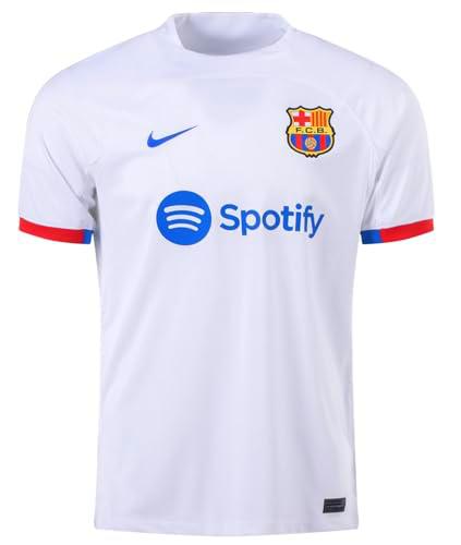 NIKE Fcb Dri-Fit Stad AW Camisa White/Royal Blue/Royal Blue L