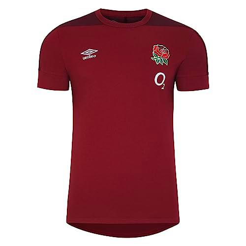 Umbro 98996U Camiseta, Hombres, Tibetan Red Zinfandel, L
