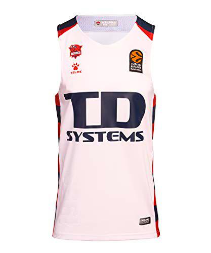 Baskonia 2ª Equipación De Juego 20/21 Camiseta, Unisex Adulto, Blanco, S