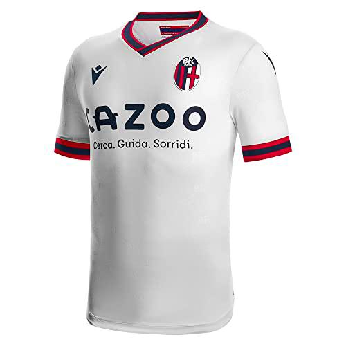 Macron Camiseta Away Bologna FC 2022/23, Rojo, M Unisex Adulto