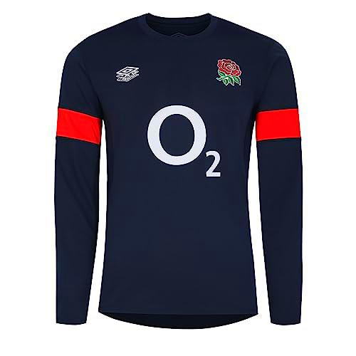 Umbro 98925u Jersey, Hombres, Navy Blazer Flame Scarlet, S