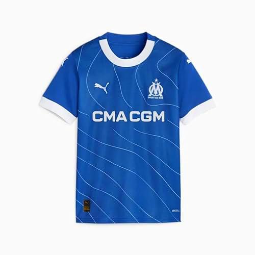 PUMA OM Away Jersey Replica Jr Camiseta, Unisex Infantil, Azul