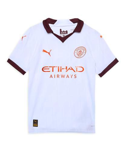 PUMA Manchester City FC MCFC 770452-02 Away Jersey Replica Jr T-Shirt Unisex Kids White Tamaño 140