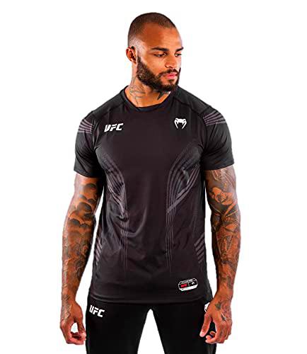 Venum UFC Authentic Fight Night-Camiseta para Hombre Camisa, Negro, XL