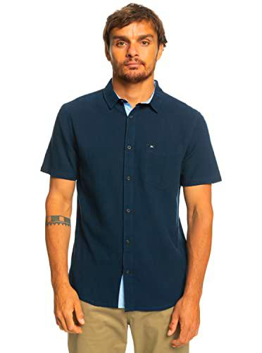 Quiksilver Time Box - Camisa de Manga Corta para Hombre