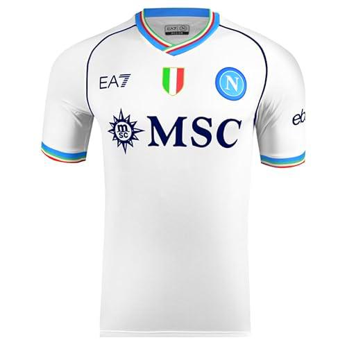 SSC NAPOLI Season 23/24 Maglia Gara Camiseta, Color Blanco