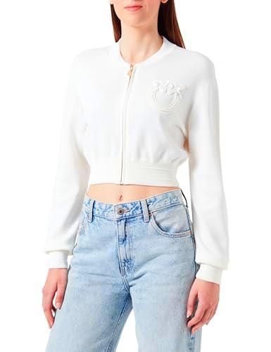 Pinko Bambusa Bomber Afeitado Efecto Sudadera Técnica Camisa Henley