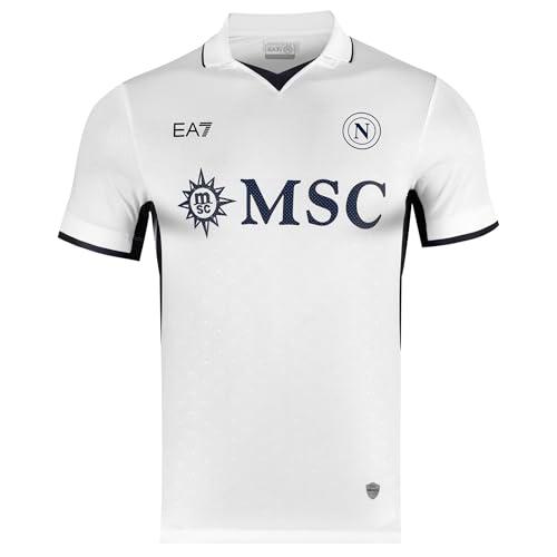 SSC Napoli Maglia Gara Away Ea7 Camiseta, M Hombre