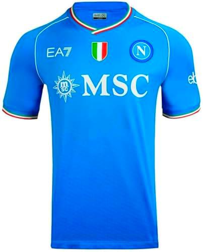 SSC NAPOLI Camiseta de competición, EA7, Escudo Tricolor