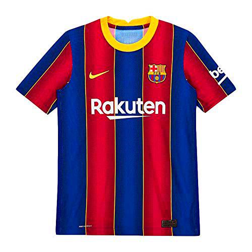 Nike FC Barcelona Temporada 2020/21-FCB M Vapor MTCH JSY SS HMCD4185-456 Primera Equipación