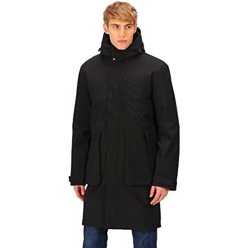 Regatta Chaqueta Hombre Alessandro 3 en 1 Abrigo impermeable y transpirable confeccionado en tejido reciclado con capucha y bolsillos inferiores laterales