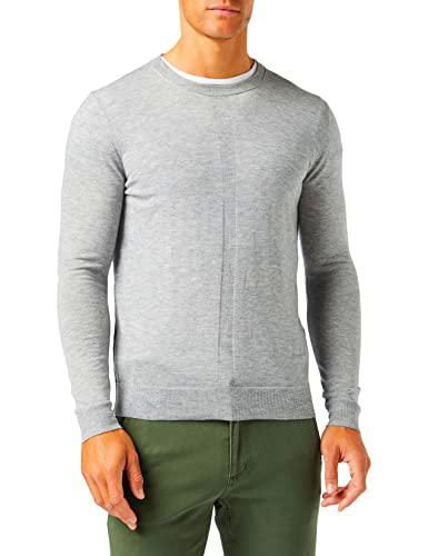 FALKE Cuello Redondo, Hombre, Gris Claro, Extra-Large