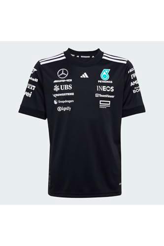 adidas Unisex niños Mercedes - AMG Petronas Formula One Team Driver Jersey Black Youth