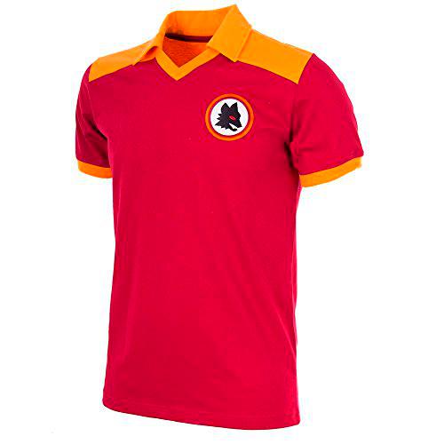 AS Roma 1980 Short Sleeve Retro Shirt - M