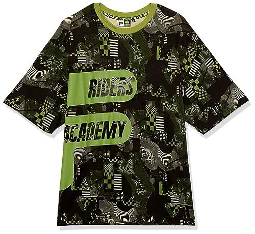 VR/46 RIDERS ACADEMY Camisetas Riders Academy Fila,Unisex,L,Verde