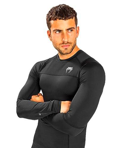 VENUM G-fit Air Rashguard-Camiseta de Manga Larga, Color Negro