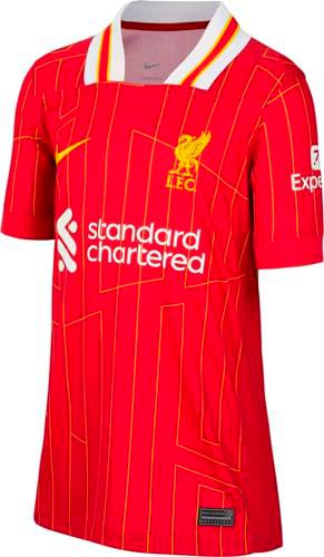 Nike LFC Nk DF JSY Stad Hm Camiseta, Rojo/Blanco/Amarillo Cromado