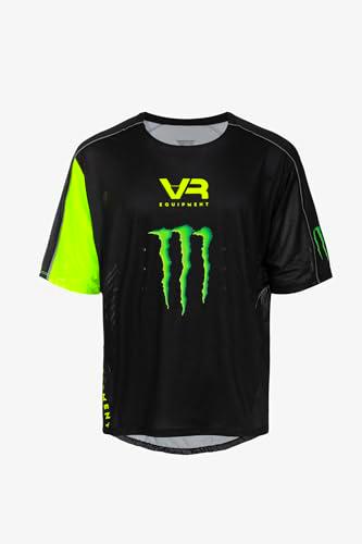 Valentino Rossi VR46 Camiseta Performance Monster Energy,XXXL,Negro