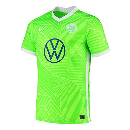 Nike - VFL WOLFSBURG Temporada 2021/22 Camiseta Primera Equipación Equipación de Juego, M, Hombre