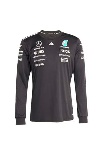 Adidas Hombre Mercedes - AMG Petronas Formula One Team Driver Jersey Long Sleeve Black Men