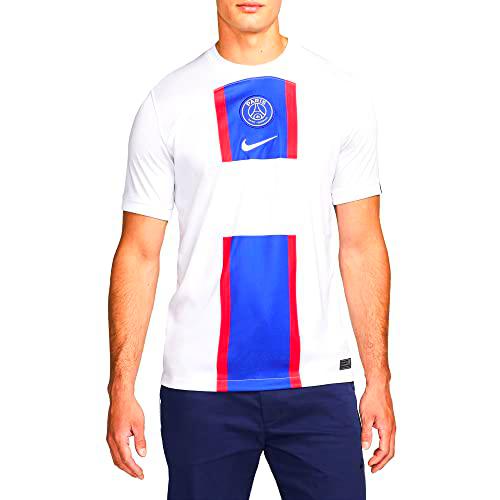 NIKE PSG DF Stad Tejido, Blanco/Old Royal/Blanco, S para Hombre