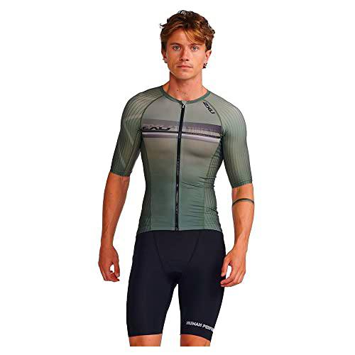 2XU Top Aero Tri Mangas, Alpino/Periscopio, Small