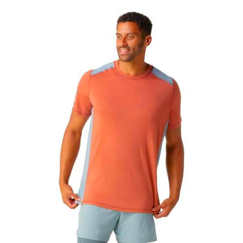 Smartwool Hombre Camiseta Active Ultralite Tech, Cobre, S