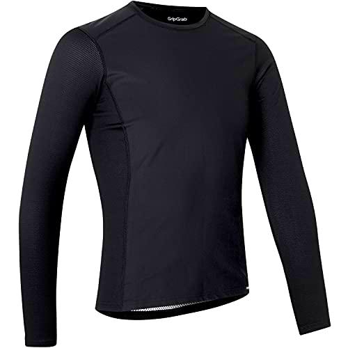 GripGrab Camiseta Interior Térmica Cortavientos Manga Larga Windbreaking de Invierno Transpirable Anti Olor